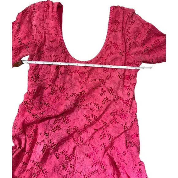 Preloved Free People Magenta swing dress XS slight flaws - Picture 8 of 9